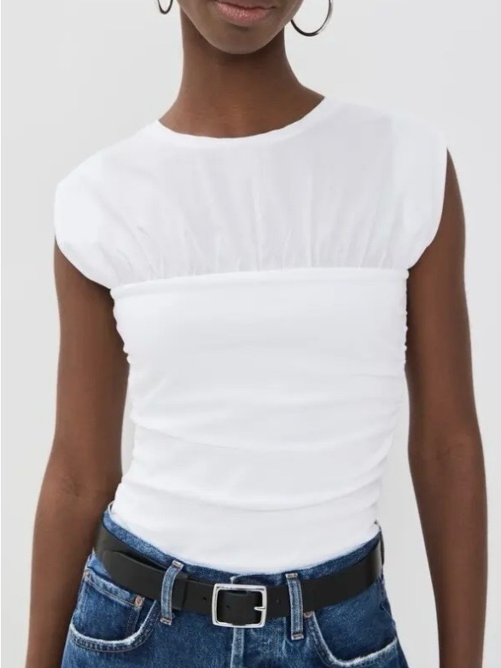 Rag and bone mica banded top